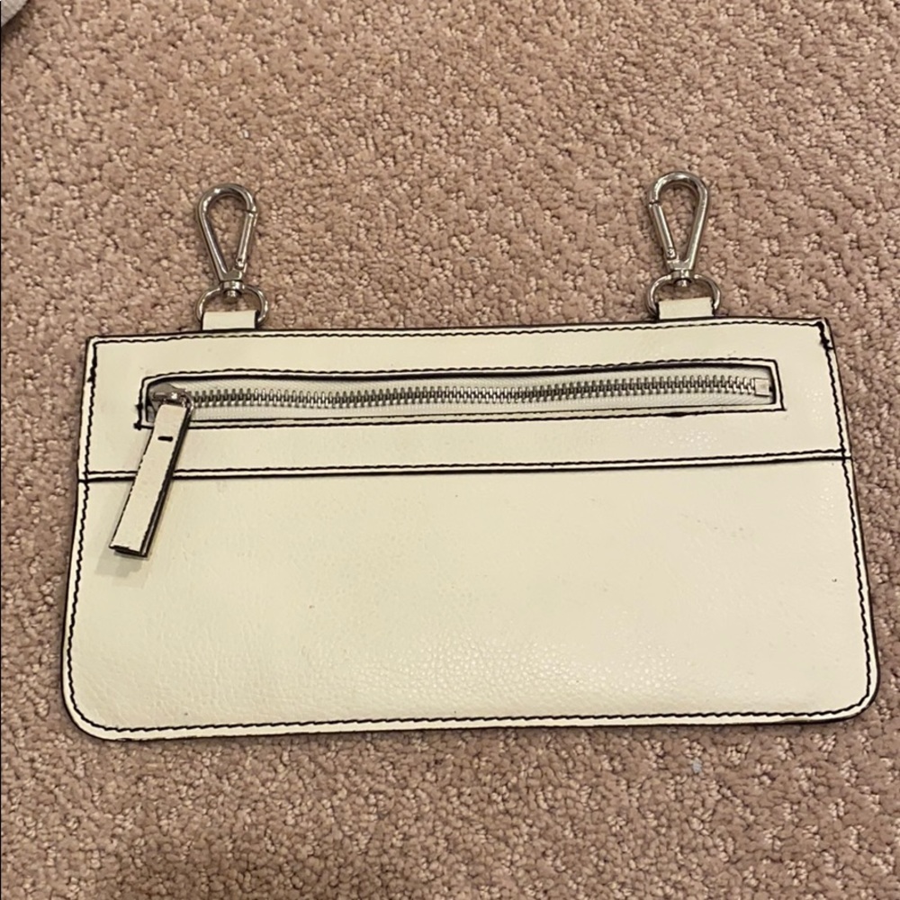 Small white purse insert